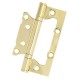 Петли дверные накладные Fortezi 100*63*2-2BB 33 мм PB (полированная латунь)