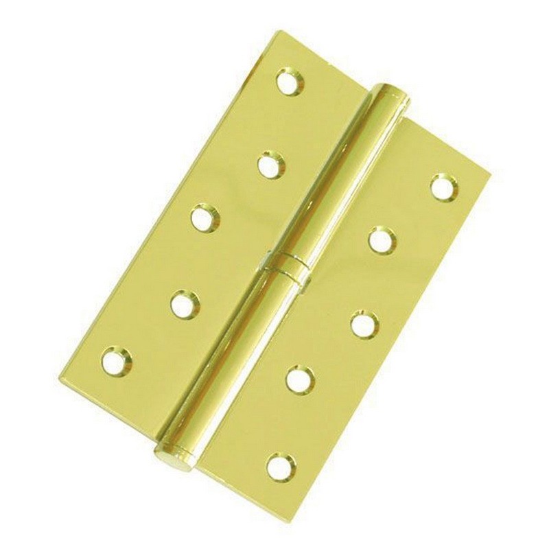 Петли дверные разъемные Zambrotto 5*3*3-1BB R SB (шлифованная латунь)