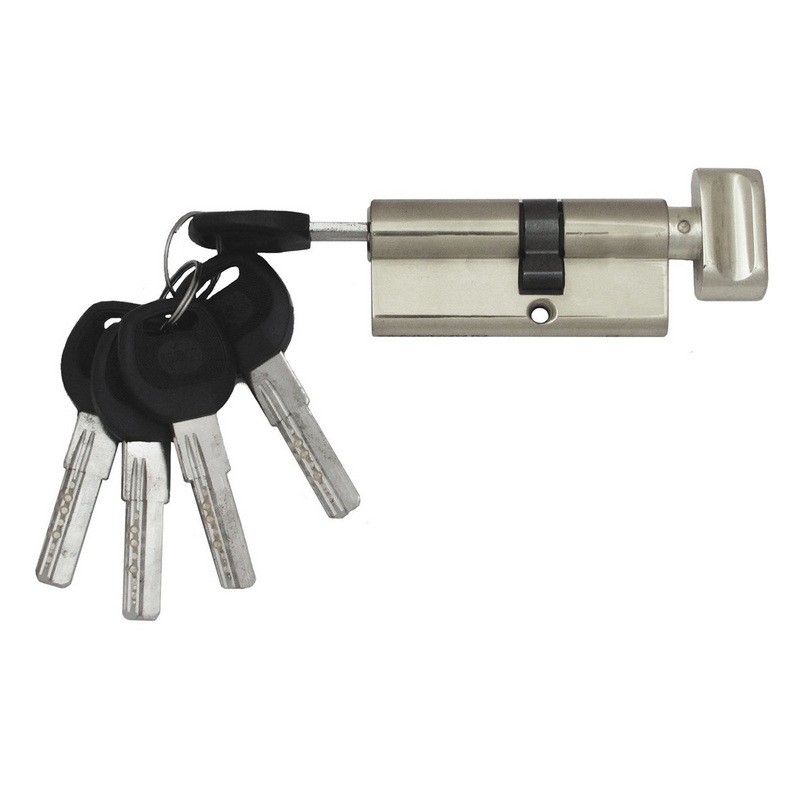 Цилиндр замка USK B-70 (40*30) k/thumb перфорированый ключ BN (шлифованный никель)