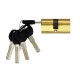 Цилиндр замка USK ZC-60 (30*30) k/k перфорированый ключ PB (полированная латунь)