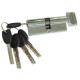 Цилиндр замка USK ZC-70 (35*35) k/thumb перфорированый ключ NP (полированный никель)