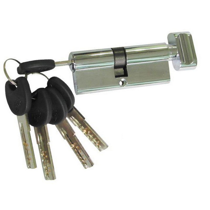 Цилиндр замка USK ZC-70 (40*30) k/thumb перфорированый ключ NP (полированный никель)