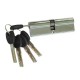 Цилиндр замка USK ZC-100 (50*50) k/k перфорированый ключ NP (полированный никель)