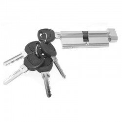 Цилиндр замка USK A-80 (35*45) k/thumb английский ключ CP (полированный хром)