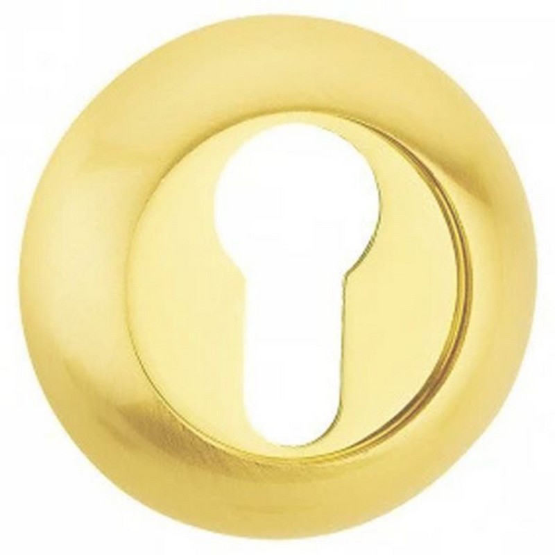 Накладка под цилиндр USK A-58 PB (полированная латунь)