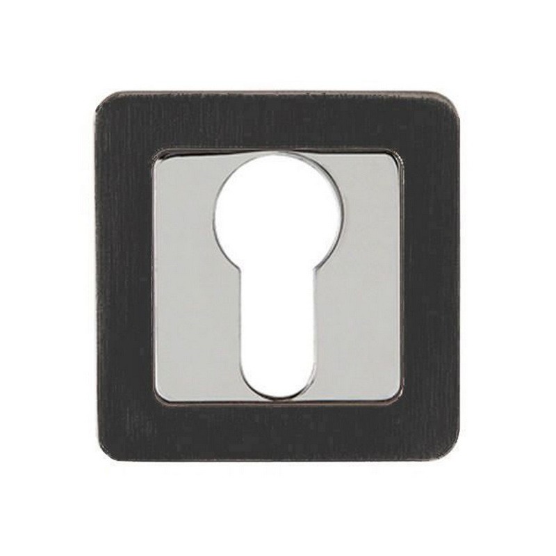 Накладка под цилиндр USK Z-70 MBN/NP (графит/полированный никель)