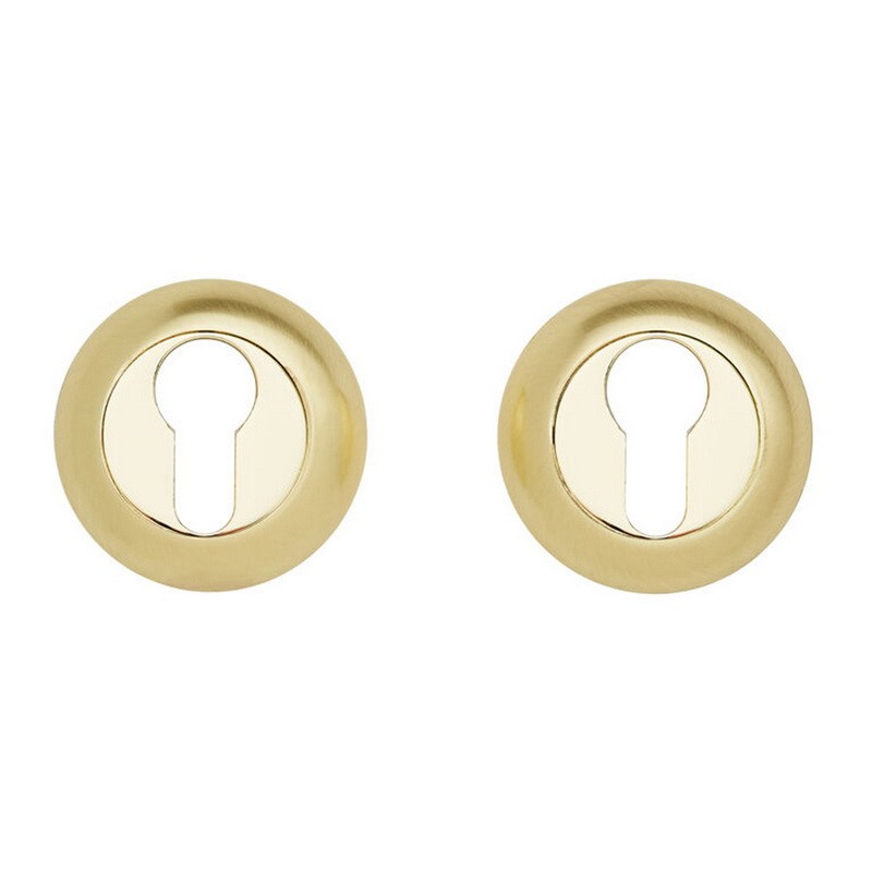 Накладка под цилиндр USK A-58 BB/PB (шлифованная латунь/полированная латунь)