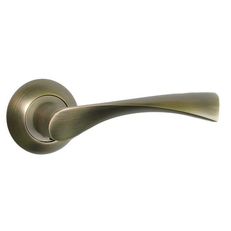 Ручки на розетах USK A-58012 AB (старая бронза)