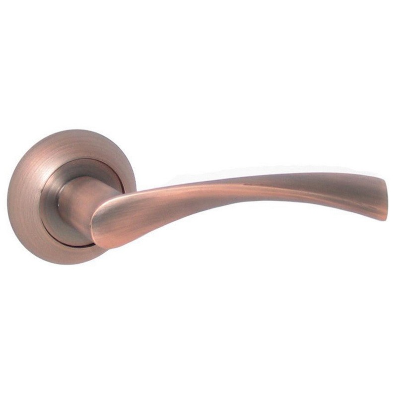 Ручки на розетах USK A-58012 MAC (матовая медь)