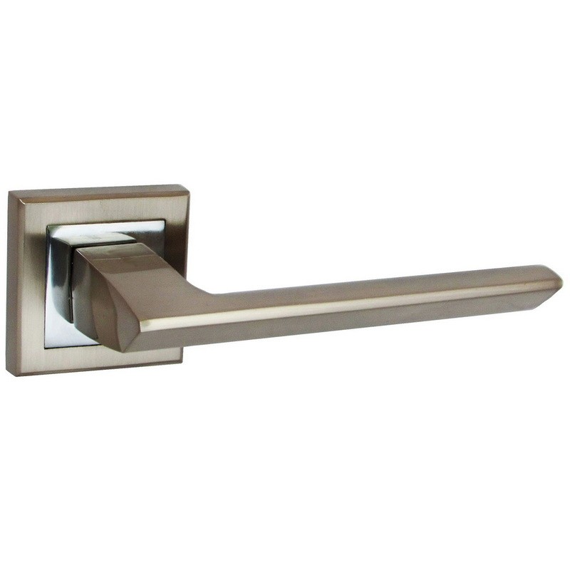 Ручки на розетах USK A-60049 AB/BN (старая бронза/шлифованный никель)