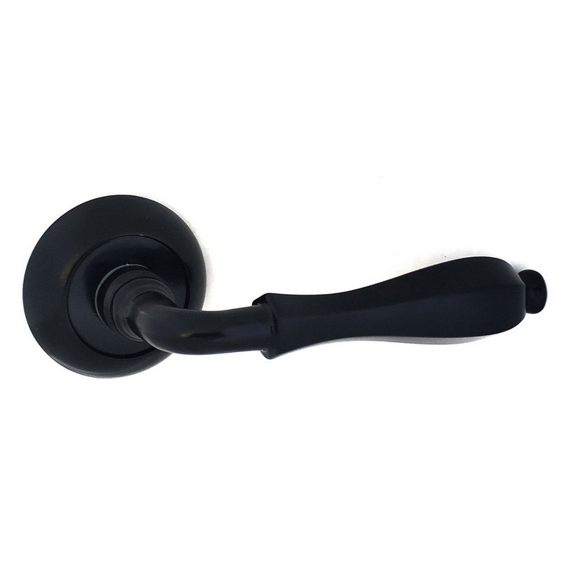 Ручки на розетах AF-58116 BLACK (черный)