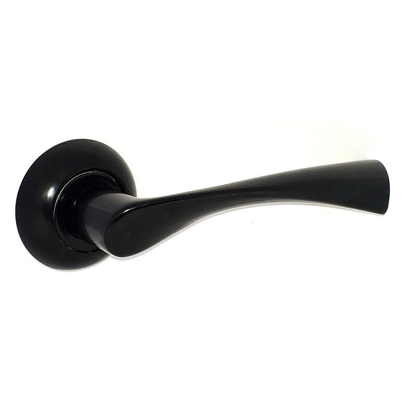 Ручки на розетах AF-58212 BLACK (черный)