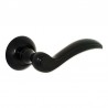 Ручки на розетах AF-58214 BLACK (черный)