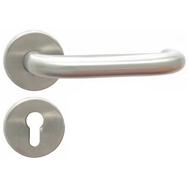 Ручки на розетах (с накладками) USK SS5402 003 SS (нержавеющая сталь)