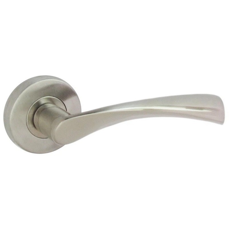 Ручки на розетах AF-51012 (розетка из нержавеющей стали) SN/NP (шлифованный никель/полированный никель)