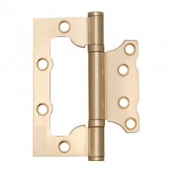 Петли дверные Gavroche GR PLAT 100x75x2,5 мм, B2 GoldSB (сатиновое золото)