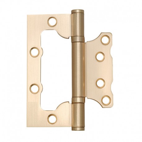 Петли дверные Gavroche GR PLAT 100x75x2,5 мм, B2 GoldSB (сатиновое золото)