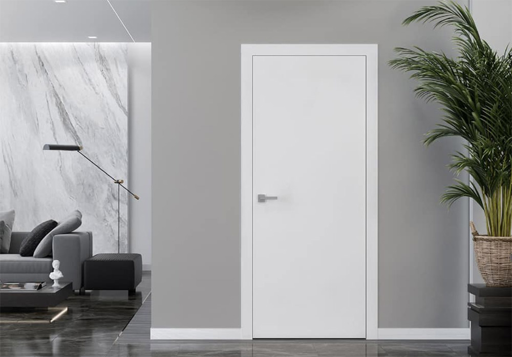 Двери в стиле простоты и минимализма – белый Стандарт