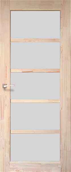 Двери сосновые KORFAD SD-01 со стеклом